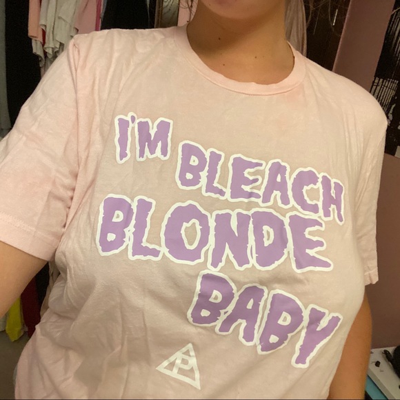 Tops - BLEACH BLONDE BABY POPPY SHIRT
